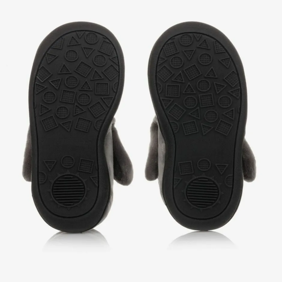 Chipmunks Boys Grey Gorilla Slippers New