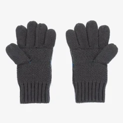 Boboli Boys Grey Knitted Gloves New