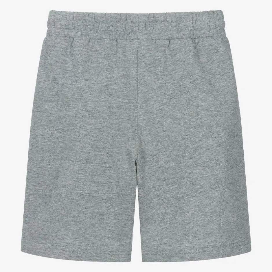 KENZO KIDS Boys Grey Marl Cotton Shorts Sale