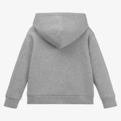Dolce amp; Gabbana Boys Grey Marl Jersey Hoodie Online
