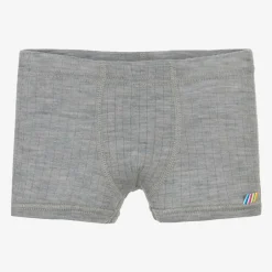 Joha Boys Grey Merino Wool Boxer Shorts Outlet