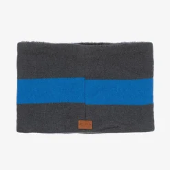 Boboli Boys Grey Ski-Themed Snood New