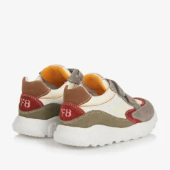 Falcotto by Naturino Boys Grey Suede Leather Velcro Trainers Online