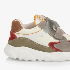 Falcotto by Naturino Boys Grey Suede Leather Velcro Trainers Online