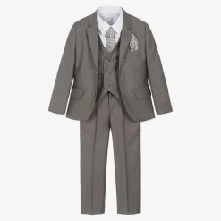 Beau KiD Boys Grey Trouser Suit Clearance
