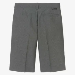 Gucci Boys Grey Wool Shorts Outlet