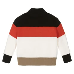 Burberry Boys Icon Stripe Merino Zipped Sweater