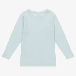 Petit Bateau Boys Ivory & Blue Cotton Tops (2 Pack) Sale