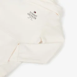 Tommy Hilfiger Boys Ivory Cotton Hoodie Clearance