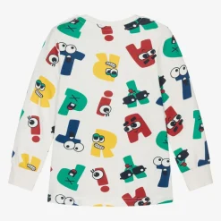 iDO Baby Boys Ivory Cotton Letters Top Best