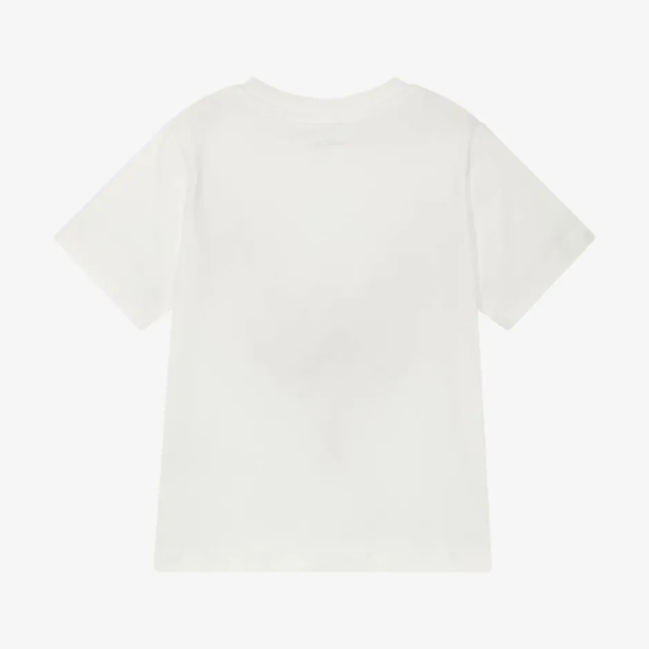Stella McCartney Kids Boys Ivory Cotton Magic T-Shirt New
