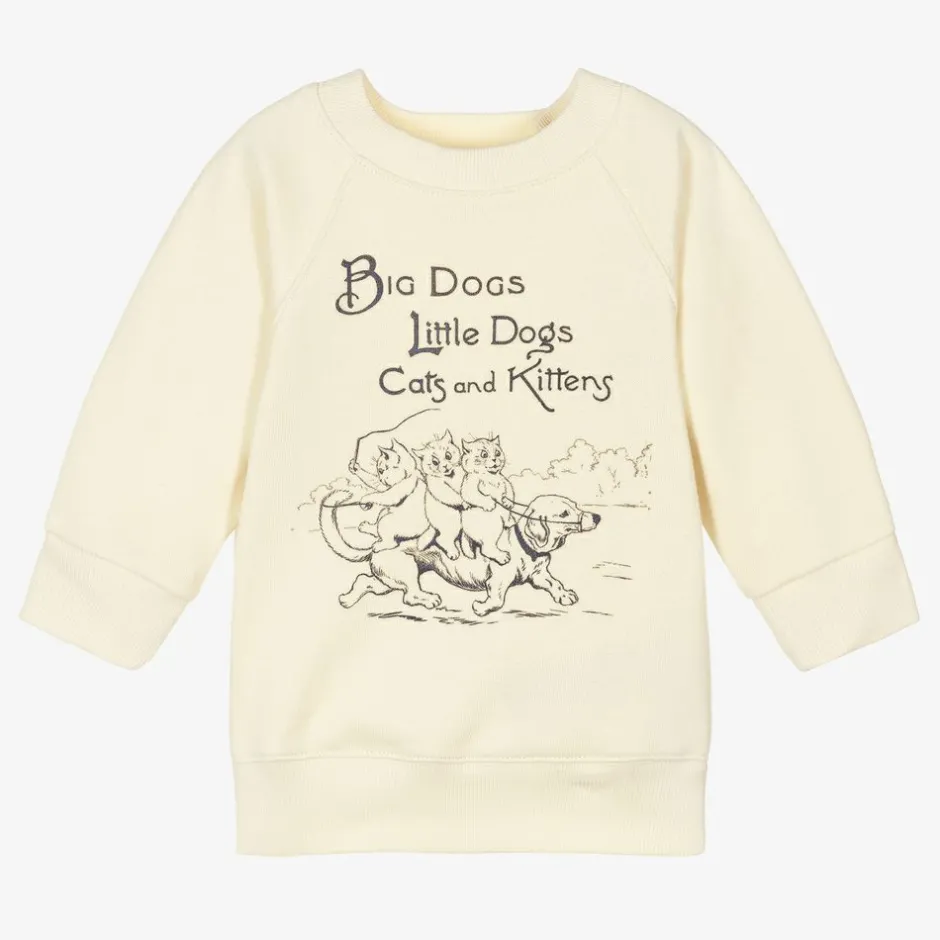 Gucci Boys Ivory Cotton Sweatshirt