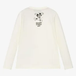 iDO Baby Boys Ivory Disney Print Cotton Top