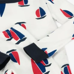 Petit Bateau Boys Ivory Organic Cotton Pyjamas New