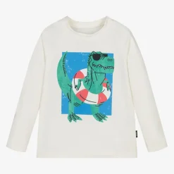 Rock Your Baby Boys Ivory Sun Protective Top (UPF50+) Hot