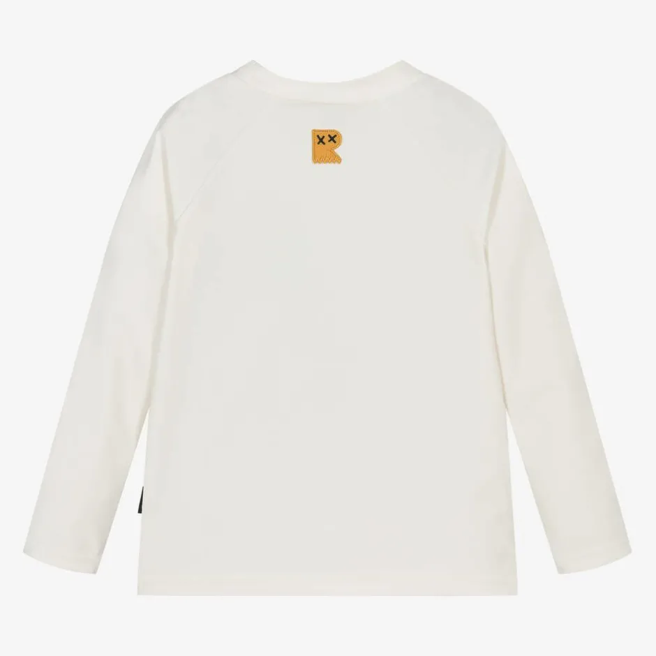 Rock Your Baby Boys Ivory Sun Protective Top (UPF50+) Hot