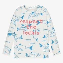 Rock Your Baby Boys Ivory Sun Protective Top (UPF50+) Outlet