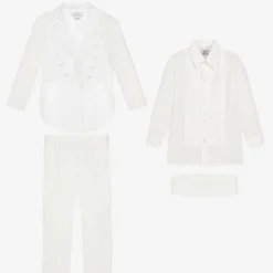 Beau KiD Boys Ivory Tuxedo Suit