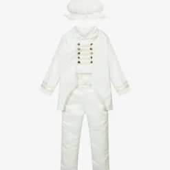 Andreeatex Boys Ivory Velvet Suit Sale
