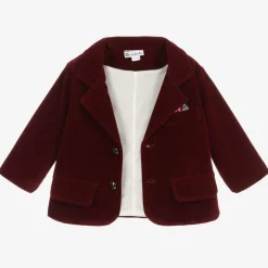 Andreeatex Boys Navy Blue & Red Velvet Suit Online