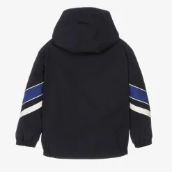 Moncler Enfant Boys Navy Blue & White Tseren Jacket Best