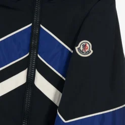 Moncler Enfant Boys Navy Blue & White Tseren Jacket Best