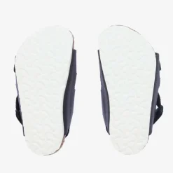 Birkenstock Boys Navy Blue Canvas Milano Sandals Discount