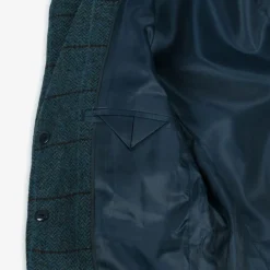 Beau KiD Boys Navy Blue Check Suit