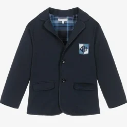 Beatrice amp; George Boys Navy Blue Cotton Blazer