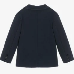 Beatrice amp; George Boys Navy Blue Cotton Blazer