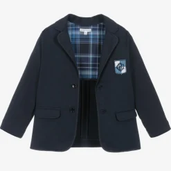 Beatrice amp; George Boys Navy Blue Cotton Blazer