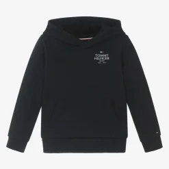 Tommy Hilfiger Boys Navy Blue Cotton Hoodie Best