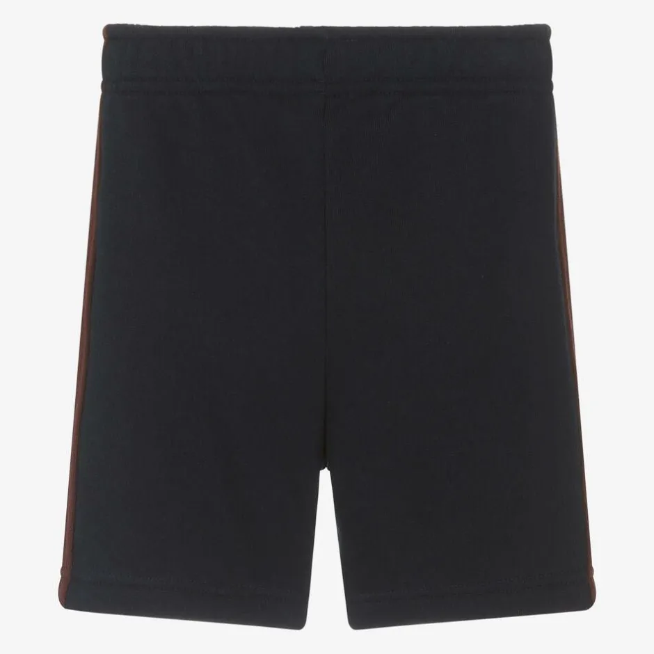 Lacoste Boys Navy Blue Cotton Jersey Shorts Sale