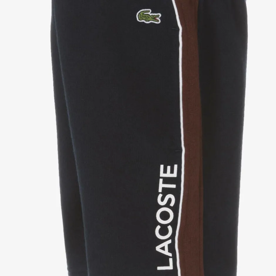 Lacoste Boys Navy Blue Cotton Jersey Shorts Sale