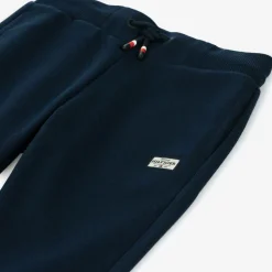 Tommy Hilfiger Boys Navy Blue Cotton Joggers Outlet