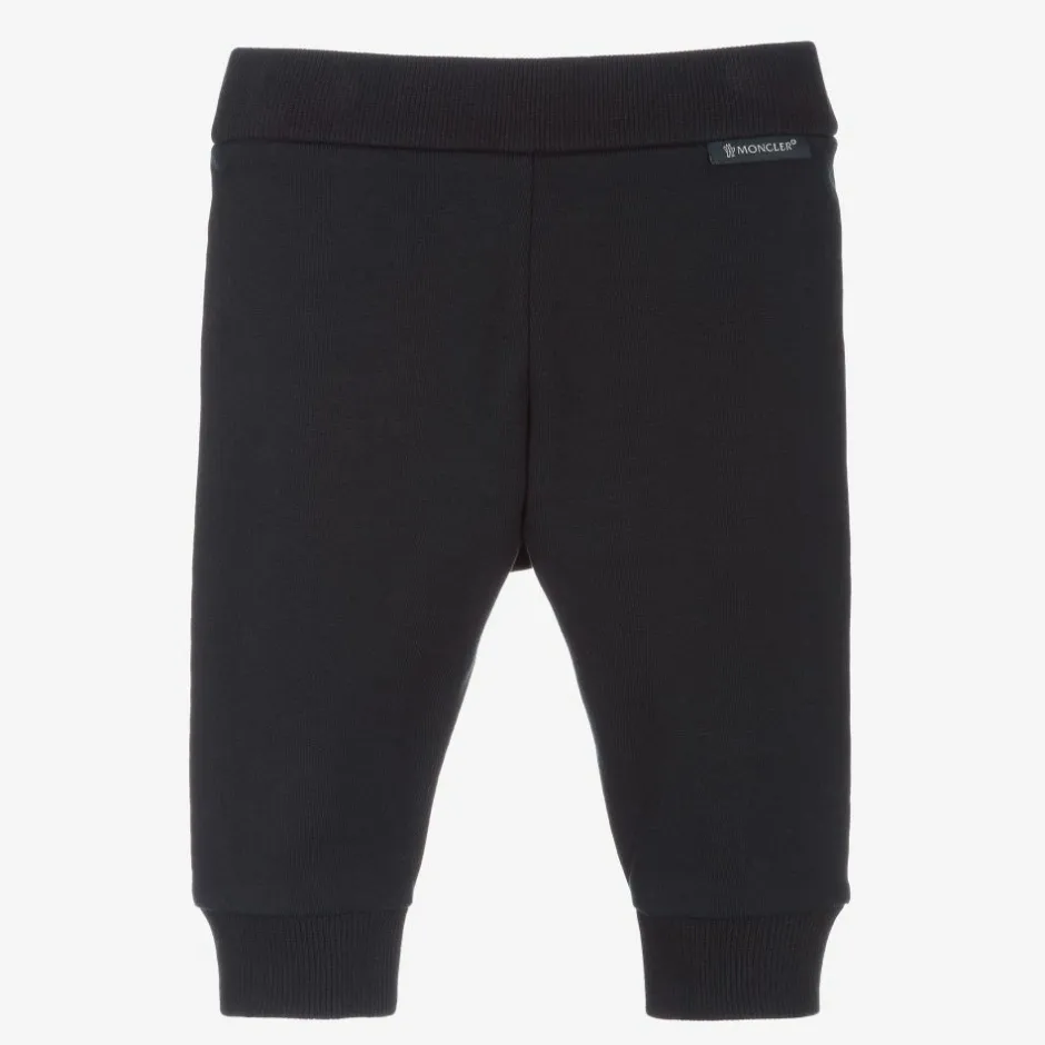 Moncler Enfant Boys Navy Blue Cotton Joggers Outlet