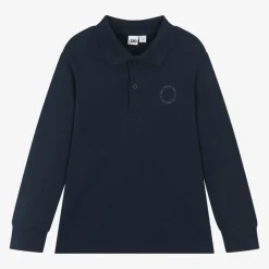 iDO Baby Boys Navy Blue Cotton Rugby Shirt Discount