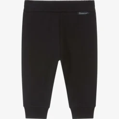 Moncler Enfant Boys Navy Blue Cotton Tape Joggers Discount