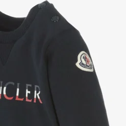 Moncler Enfant Boys Navy Blue Cotton Tracksuit New