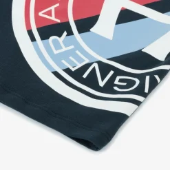 AIGNER Boys Navy Blue Cotton T-Shirt New