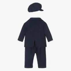 Andreeatex Boys Navy Blue Double Breasted Suit Best