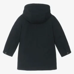 Guess Boys Navy Blue Down-Filled Parka Coat Sale