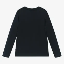 BOSS Boys Navy Blue Dream Big Cotton Top Online