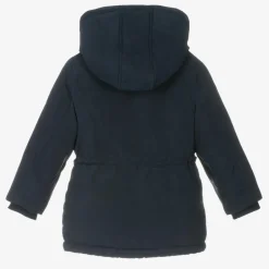 Mayoral Boys Navy Blue Hooded Parka Coat Clearance