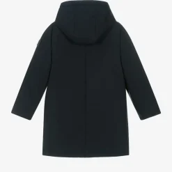 Mayoral Nukutavake Boys Navy Blue Hooded Parka Coat Discount