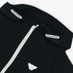 Emporio Armani Boys Navy Blue Hooded Windbreaker New