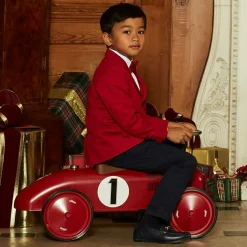 Romano Boys Navy Blue Horsebit Loafers Best