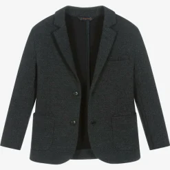 Mayoral Boys Navy Blue Jersey Blazer Outlet