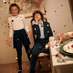 Mayoral Boys Navy Blue Jersey Chino Trousers Best