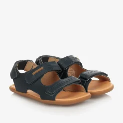 Tip Toey Joey Boys Navy Blue Leather Sandals Online